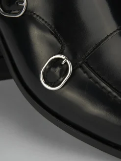 Mocassini tacco 2cm pelle nero