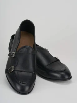 Mocassini tacco 1cm pelle nero