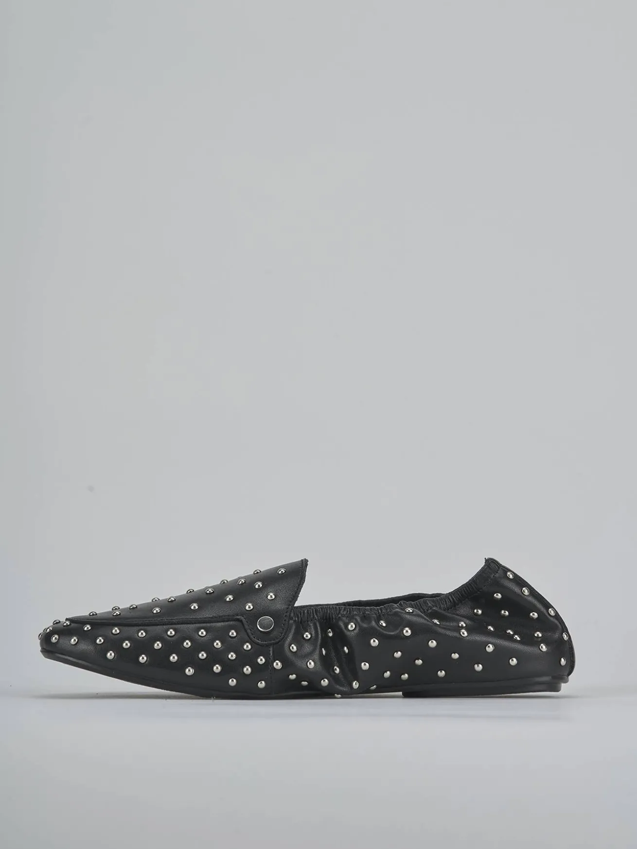 Mocassini tacco 1cm pelle nero