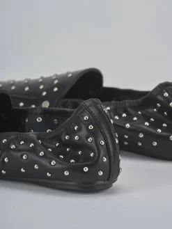 Mocassini tacco 1cm pelle nero