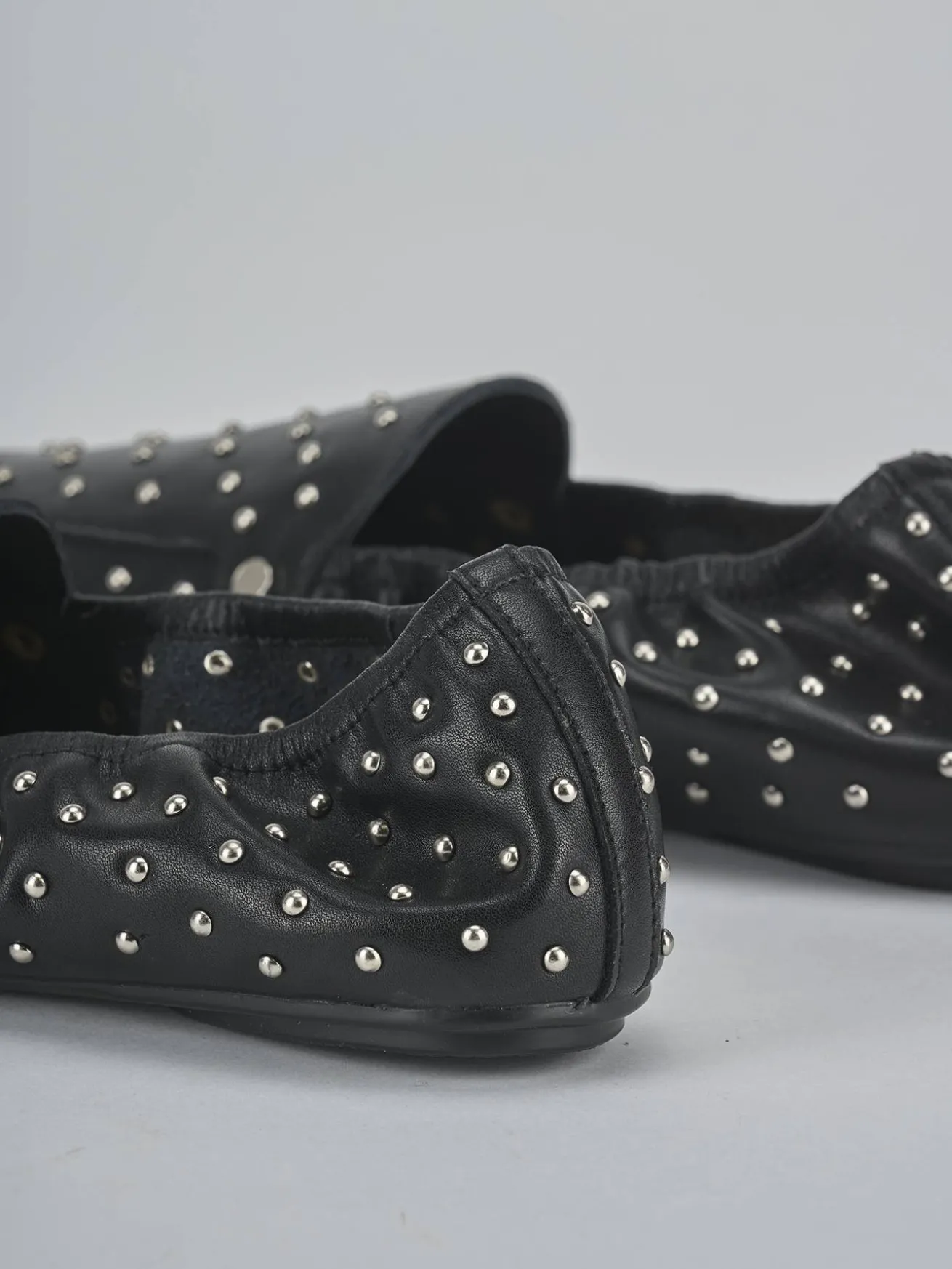 Mocassini tacco 1cm pelle nero