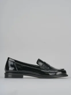 Mocassini tacco 1cm vernice nero