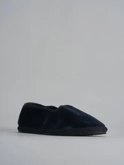 Mocassini velluto blu