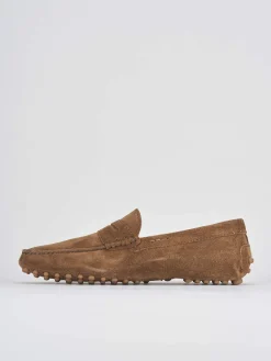 Mocassino marrone camoscio
