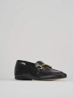 Mocassino nero pelle