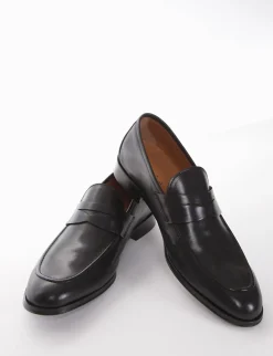 mocassino tacco 2 cm nero