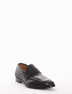 mocassino tacco 2 cm nero