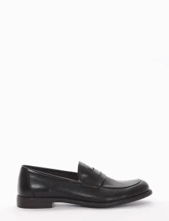 mocassino tacco 2 cm nero