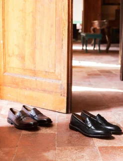 Mocassino testa pelle