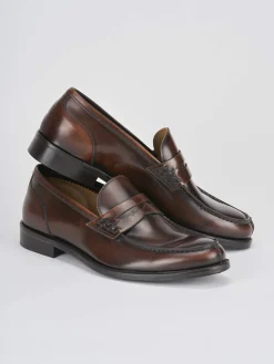 Mocassino testa pelle