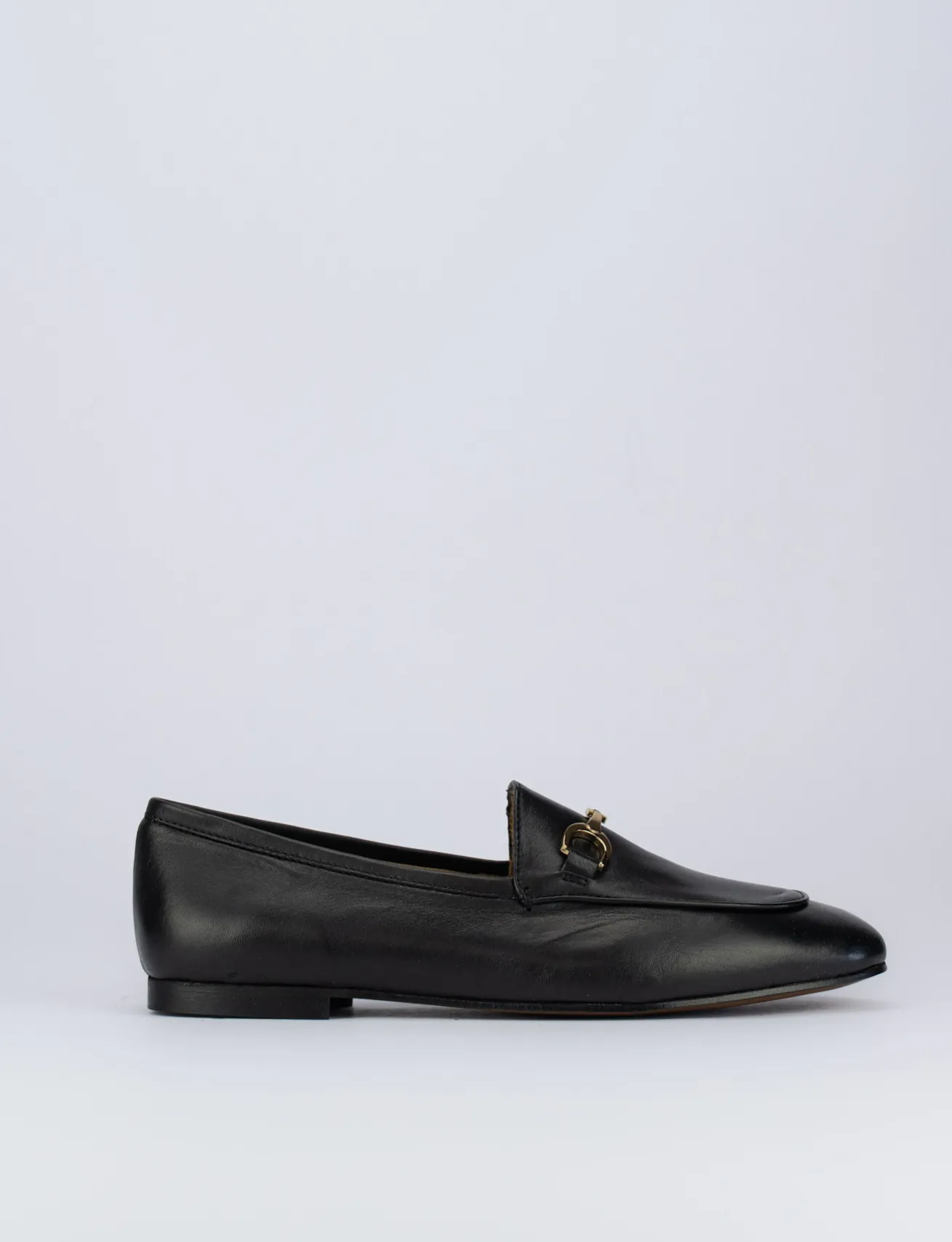 mocassiono tacco 1 cm nero