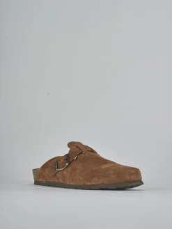 Sabot tacco 1cm camoscio testa