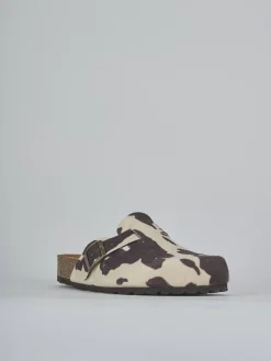 Sabot tacco 1cm cavallino testa