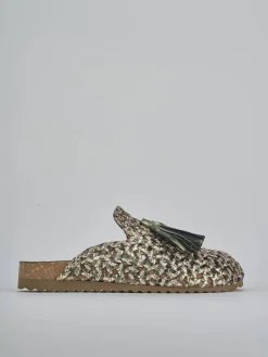 Sabot tacco 1cm laminato verde