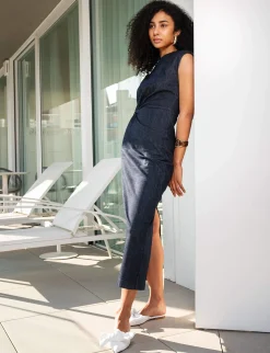 Sabot tacco 1cm pelle bianco