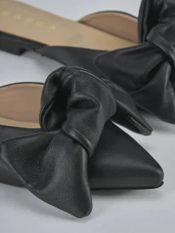 Sabot tacco 1cm pelle nero