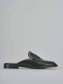 Sabot tacco 2cm pelle nero