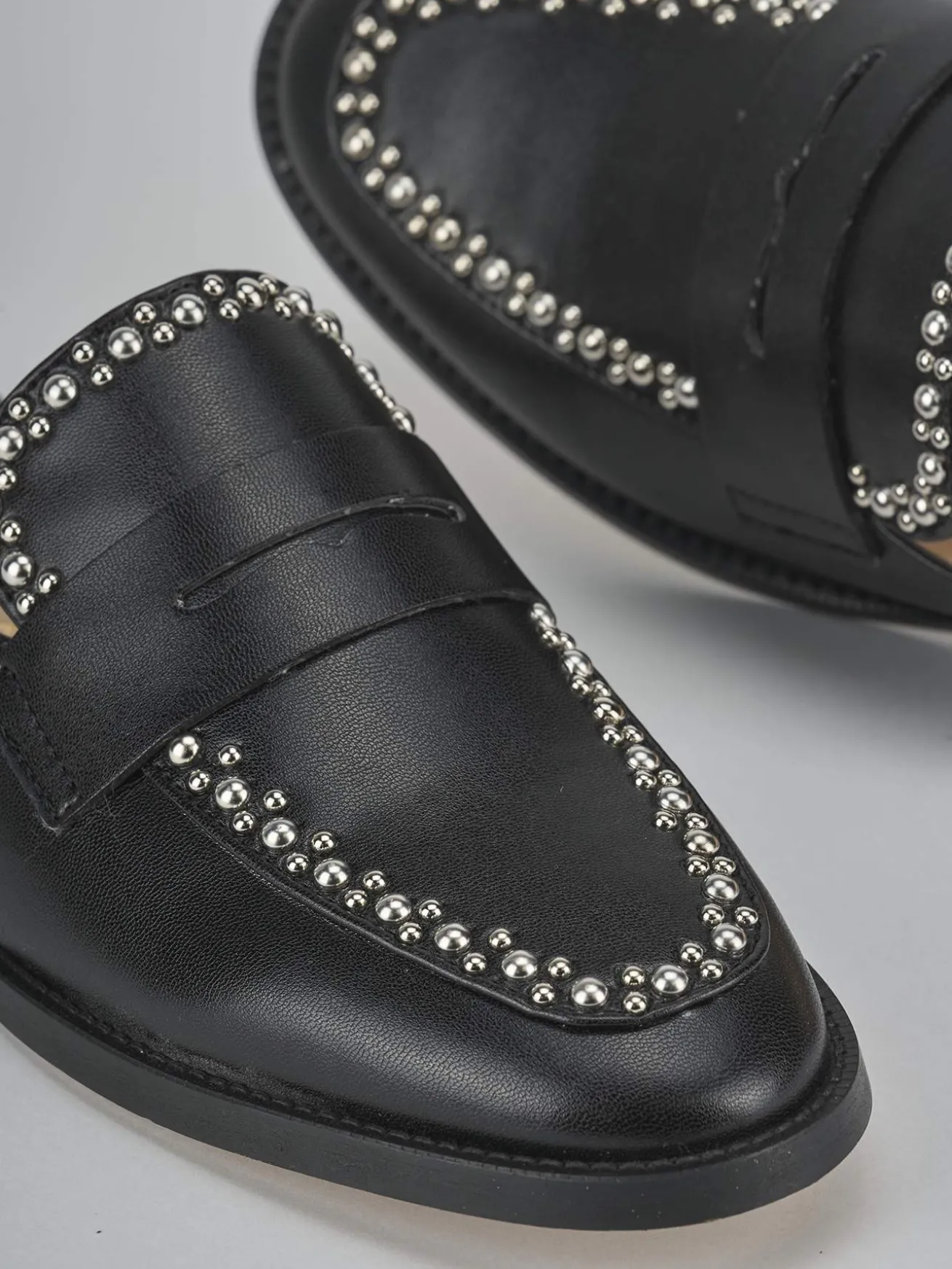 Sabot tacco 2cm pelle nero