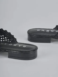 Sabot tacco 1cm pelle nero