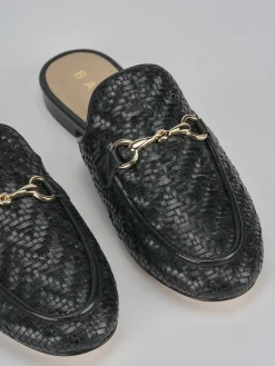 Sabot tacco 1cm pelle nero