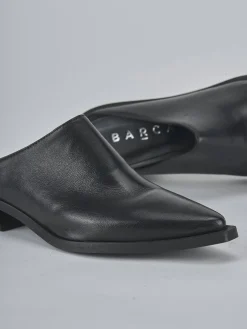 Sabot tacco 3cm pelle nero