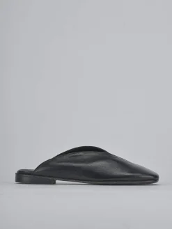 Sabot tacco 1cm pelle nero