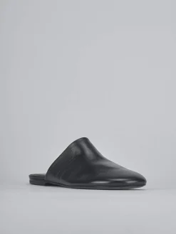 Sabot tacco 1cm pelle nero