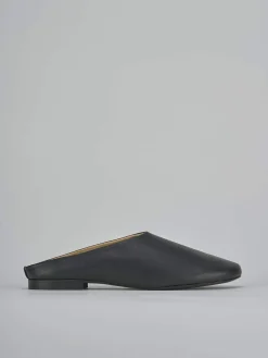 Sabot tacco 1cm pelle nero