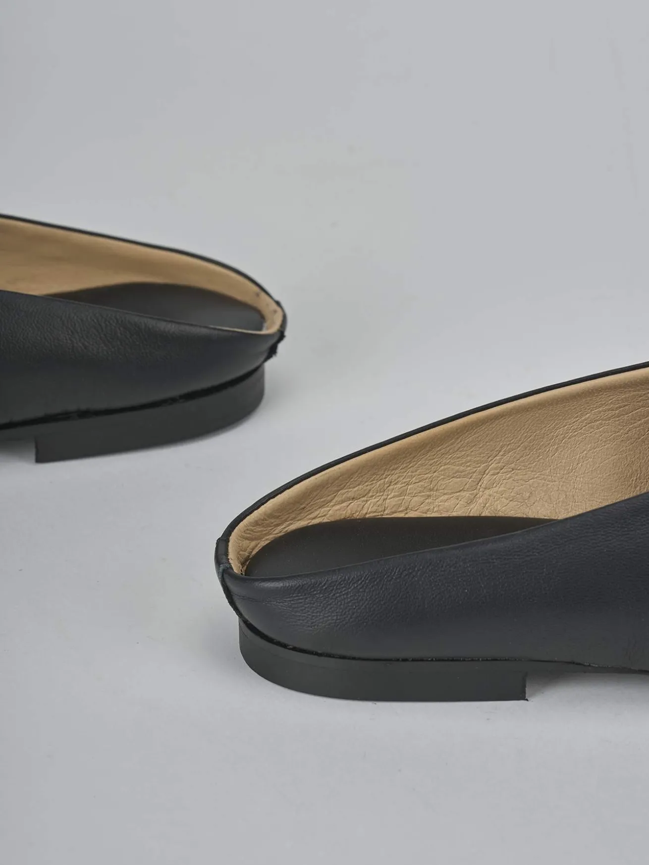 Sabot tacco 1cm pelle nero