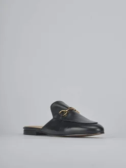 Sabot tacco 1cm pelle nero