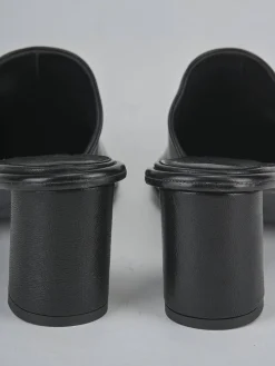 Sabot tacco 6cm pelle nero