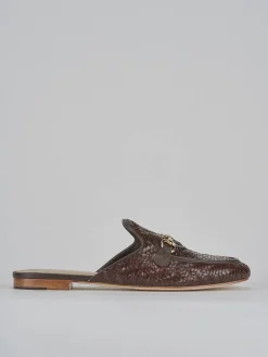 Sabot tacco 1cm pelle testa