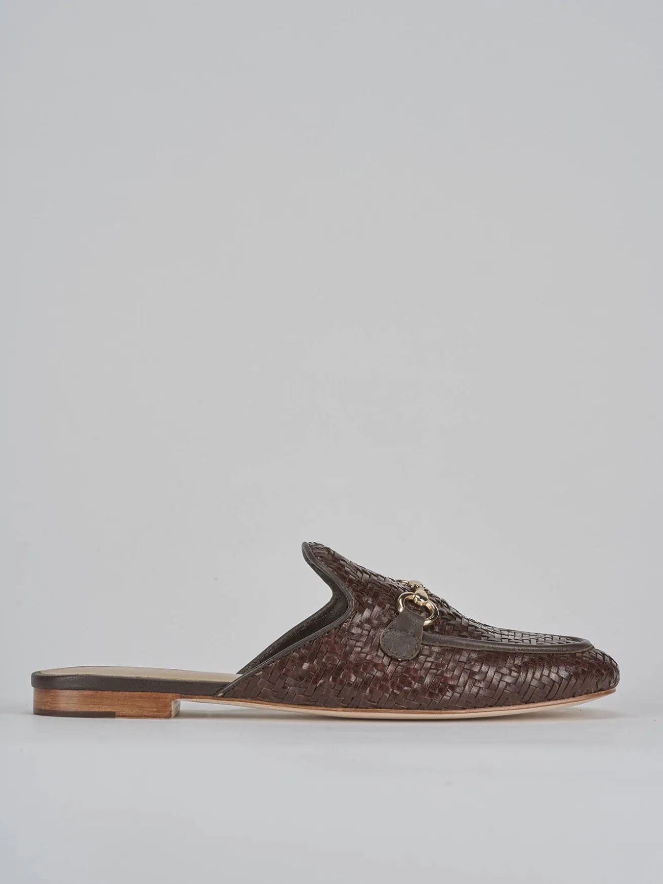 Sabot tacco 1cm pelle testa