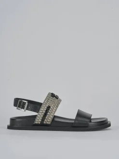 Sandali pelle nero