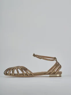 Sandali tacco 1cm camoscio sostenible beige