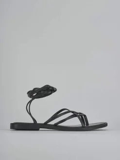 Sandali tacco 1cm pelle nero