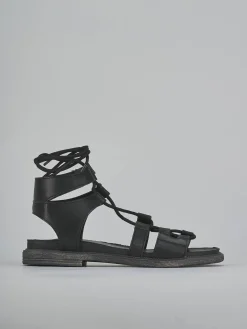 Sandali tacco 1cm pelle nero