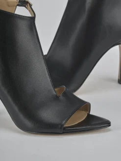 Sandali tacco 9cm pelle nero