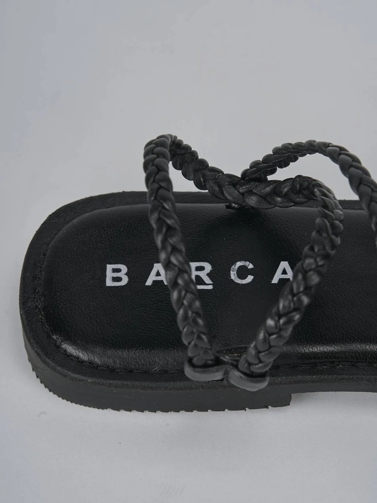 Sandali tacco 1cm pelle nero