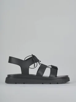 Sandali tacco 1cm pelle nero