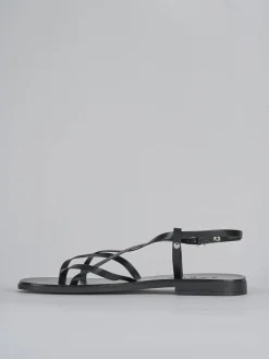 Sandali tacco 1cm pelle nero