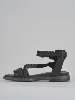 Sandali tacco 1cm pelle nero