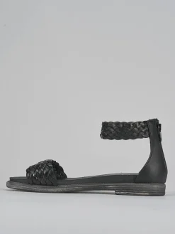 Sandali tacco 1cm pelle nero