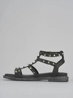 Sandali tacco 2cm pelle nero