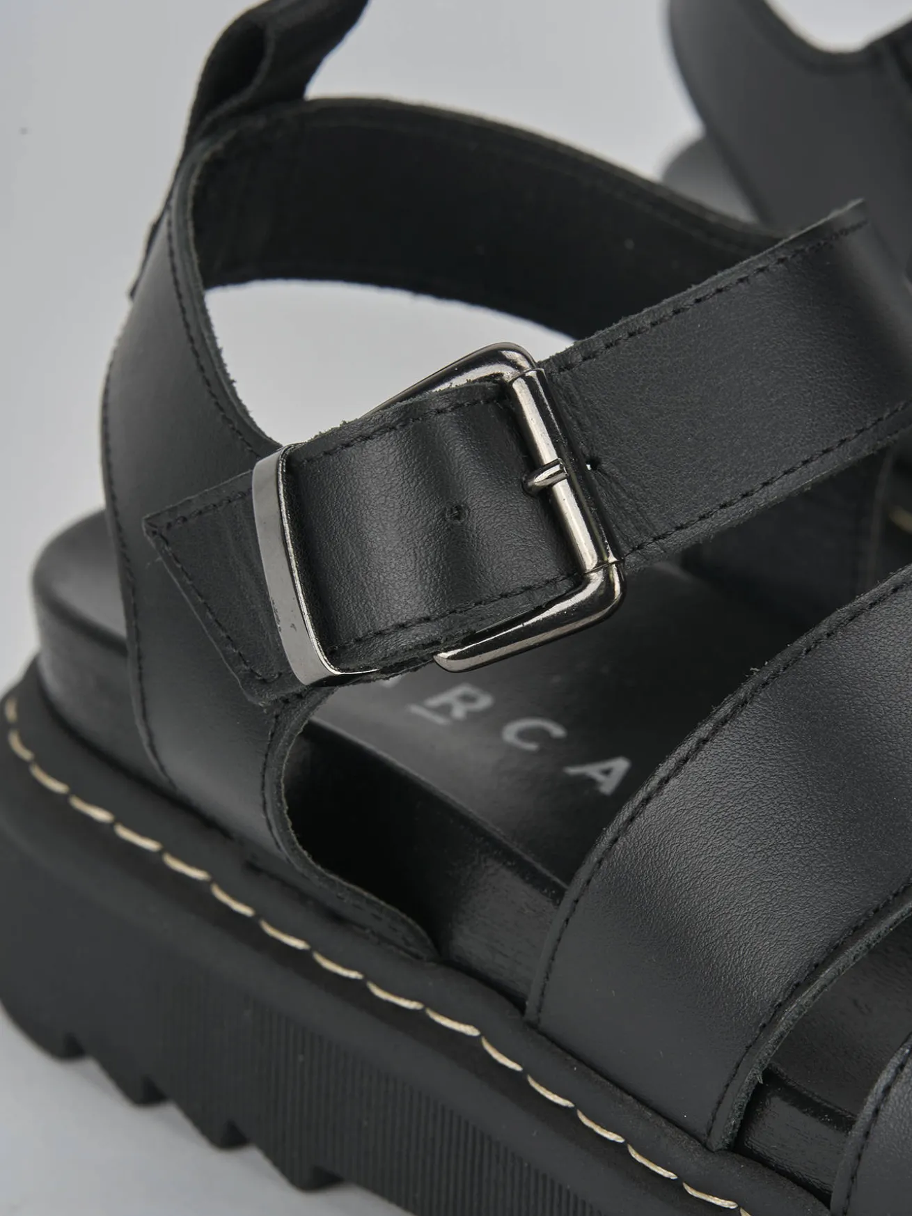 Sandali tacco 2cm pelle nero