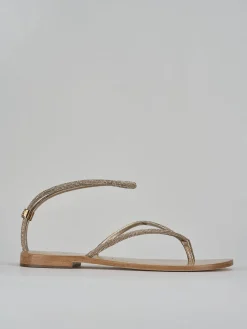 Sandali tacco 1cm pelle rosa