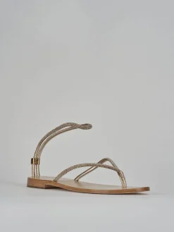 Sandali tacco 1cm pelle rosa