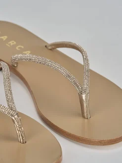 Sandali tacco 1cm pelle rosa