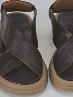 Sandali tacco 3cm pelle testa