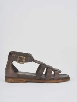 Sandali tacco 1cm pelle testa